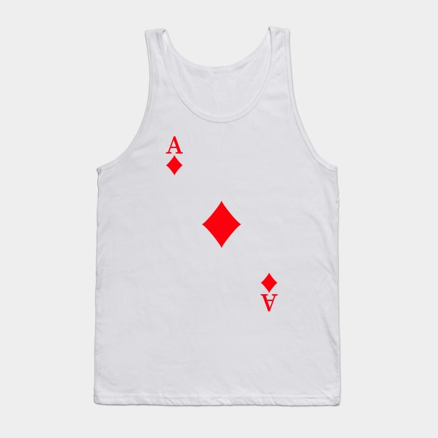 Ace of diamonds Tank Top by OUSTKHAOS